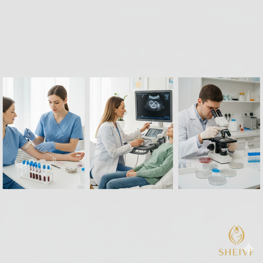 Pre-IVF Tests for Female and Male Fertility Evaluation tests required before ivf for female and male patients