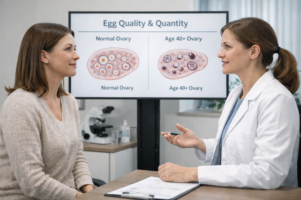 ivf after 40 consultation with fertility specialist