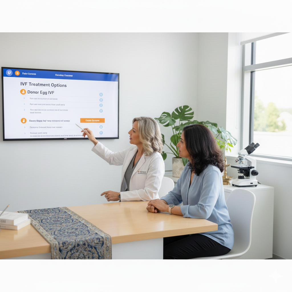 ivf treatment options after 40 including donor egg ivf